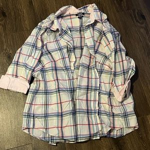 Men’s plus size chaps dress shirt